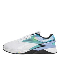 Reebok Nano X3 Training Shoes Footwear White/Semi Classic Teal/Lilac Glow