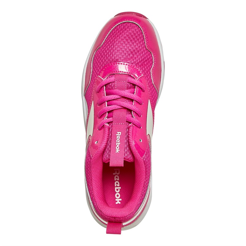 Reebok Junior Girls Reebok XT Sprinter 2 Neutral Running Shoes Laser Pink/White/Silver Metallic