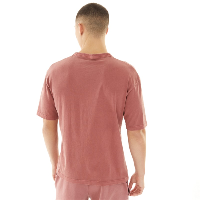 Reebok Mens Reebok Identity Washed T-Shirt Sedona Rose