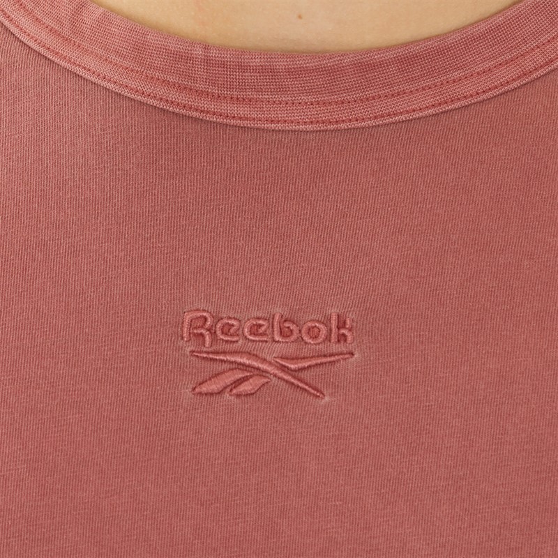 Reebok Mens Reebok Identity Washed T-Shirt Sedona Rose