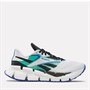 Reebok Mens Floatzig 1 Neutral Running Shoes White/Black/Cyber Mint