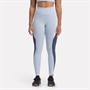 Reebok Womens Lux Colorblock High Rise Tight Leggings Pale Blue/East Coast Blue