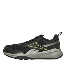 Reebok Junior Boys Reebok XT Sprinter 2 Neutral Running Shoes Night Black/Pewter/Acid Yellow