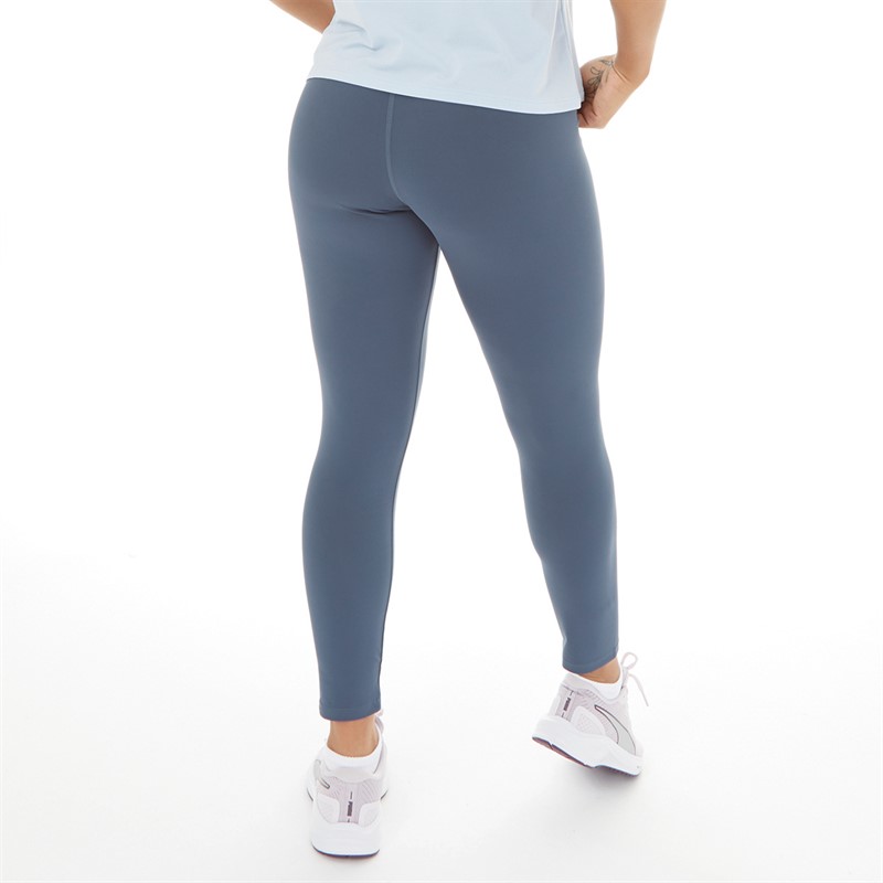 Reebok Womens Active Collection Dreamblend 7/8 Tight Leggings East Coast Blue