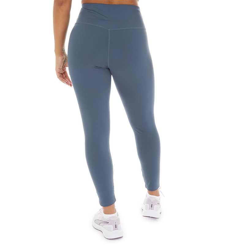 Reebok Womens Active Collection Dreamblend 7/8 Tight Leggings East Coast Blue