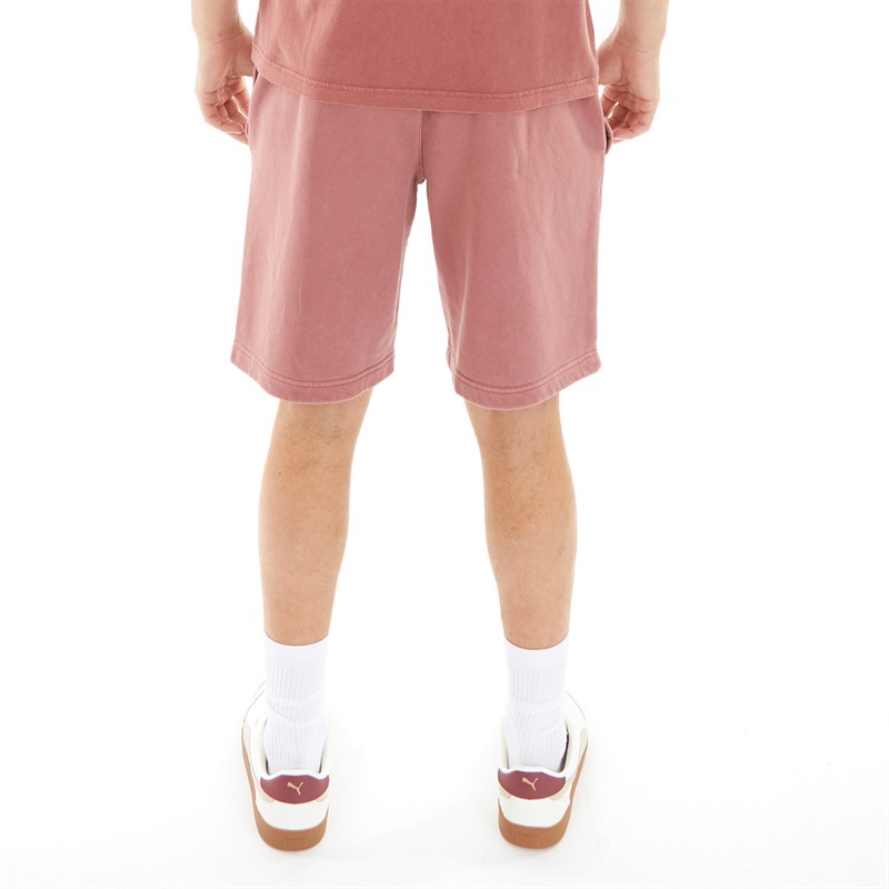 Reebok Mens Identity Washed Shorts Sedona Rose