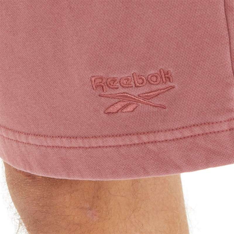 Reebok Mens Identity Washed Shorts Sedona Rose