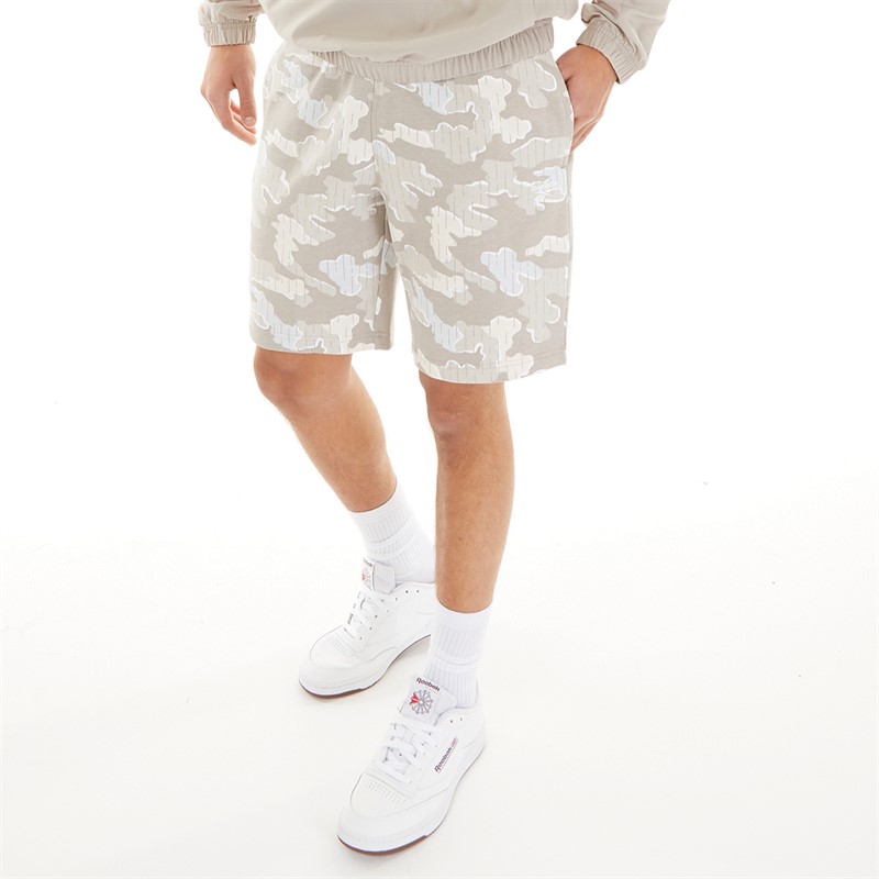 Reebok Mens Identity Motion Camo Shorts Ash