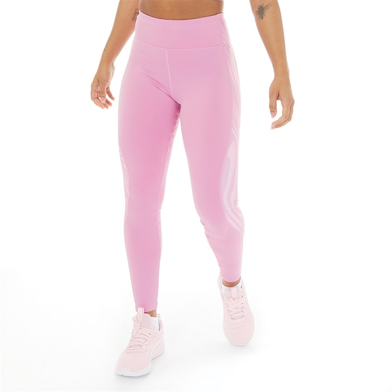 Reebok Womens Modern Safari Tight Leggings Jasmine Pink