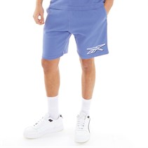 Reebok Mens Vector Pack Reebok Identity Logo Shorts Step Purple