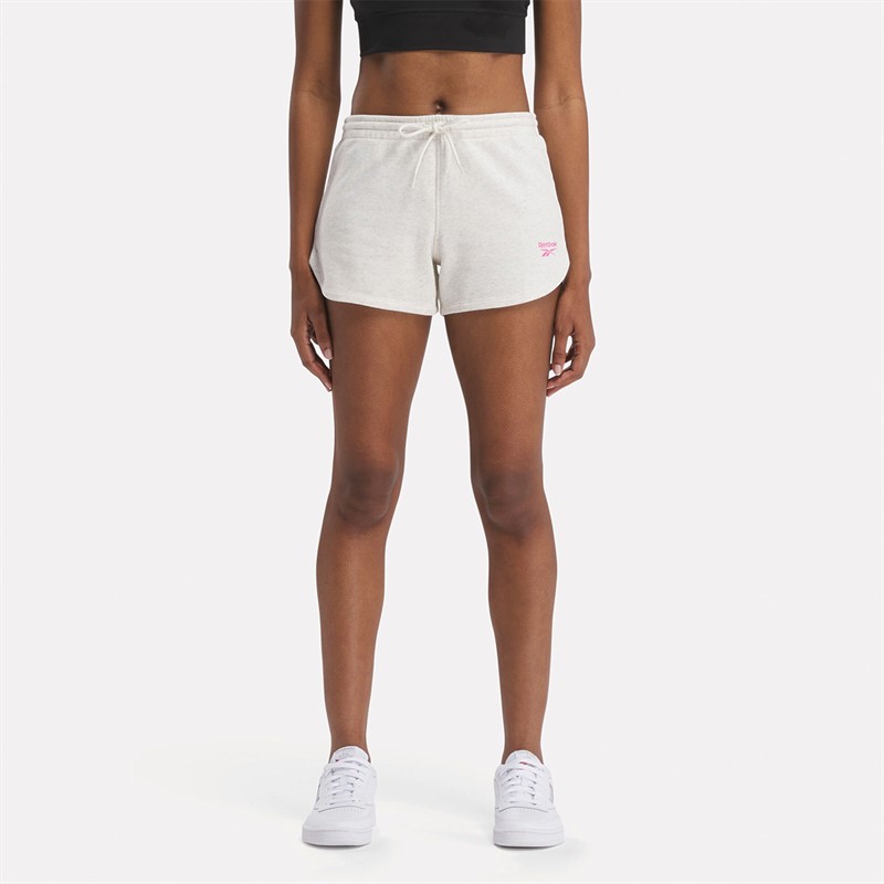 Reebok Womens Identity French Terry Shorts Chamel