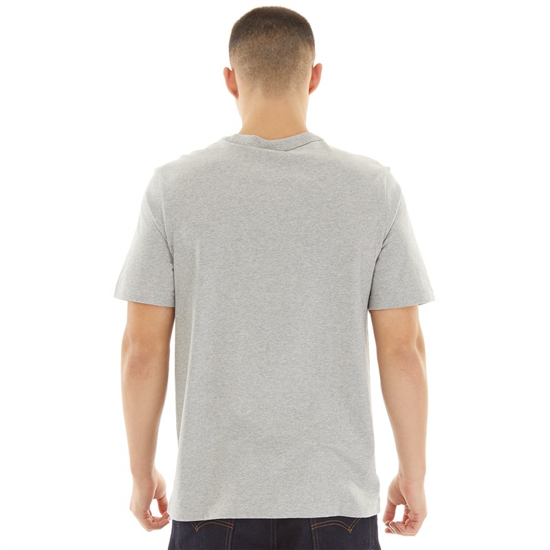 Reebok Mens Court Sport Graphic T-Shirt Medium Grey Heather