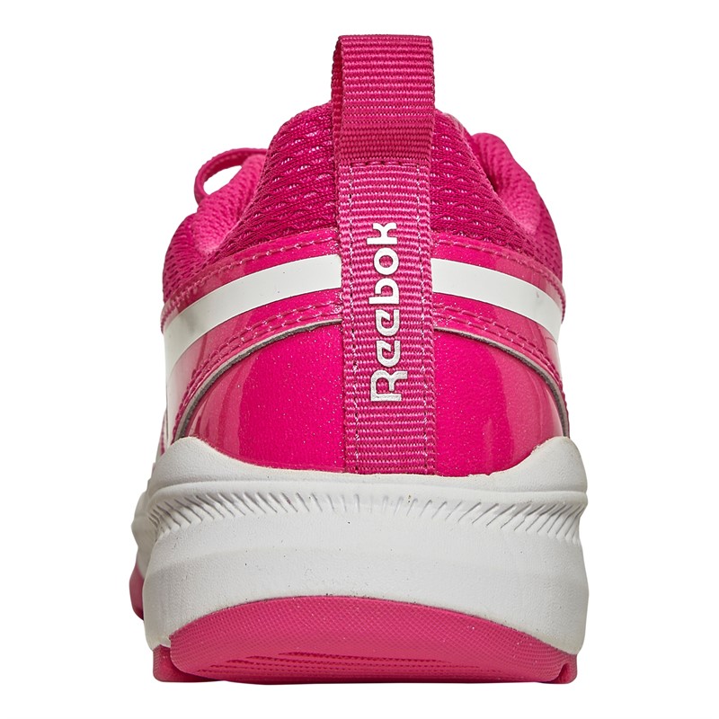 Reebok Girls Reebok XT Sprinter 2 ALT Elasticated Laces Neutral Running Shoes Laser Pink/White/Silver Metallic