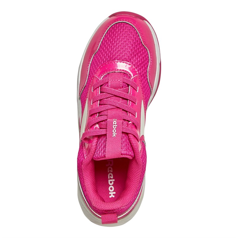 Reebok Girls Reebok XT Sprinter 2 ALT Elasticated Laces Neutral Running Shoes Laser Pink/White/Silver Metallic