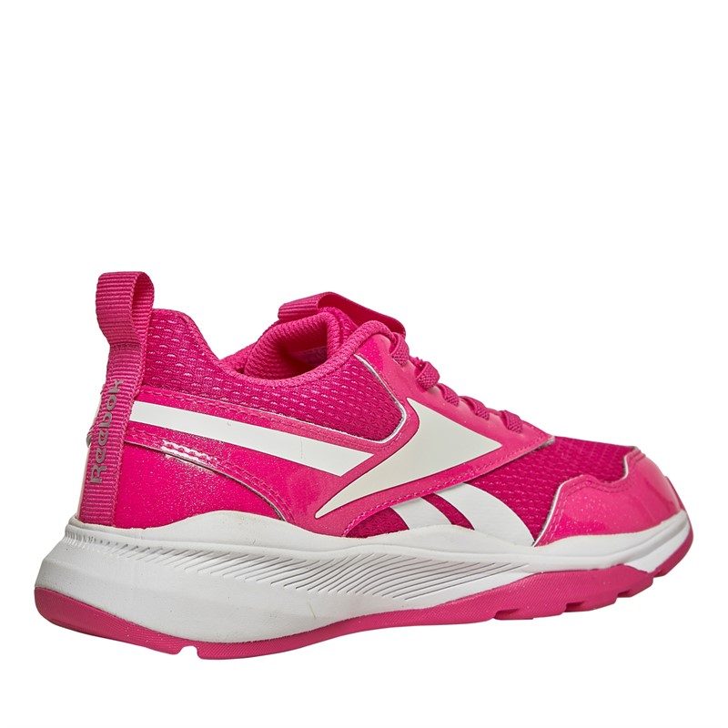 Reebok Girls Reebok XT Sprinter 2 ALT Elasticated Laces Neutral Running Shoes Laser Pink/White/Silver Metallic