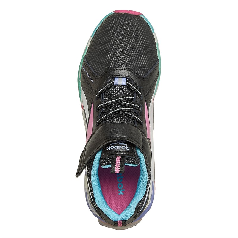 Reebok Girls Reebok Durable XT ALT Strap Neutral Running Shoes Black/True Pink/Digital Blue