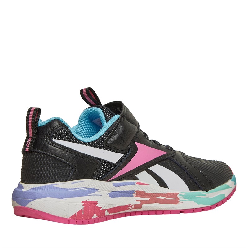 Reebok Girls Reebok Durable XT ALT Strap Neutral Running Shoes Black/True Pink/Digital Blue