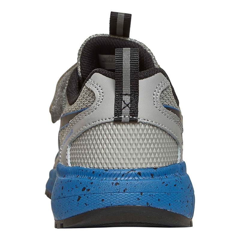 Reebok Boys Durable XT ALT Strap Neutral Running Shoes Pewter/Vector Blue/Core Black