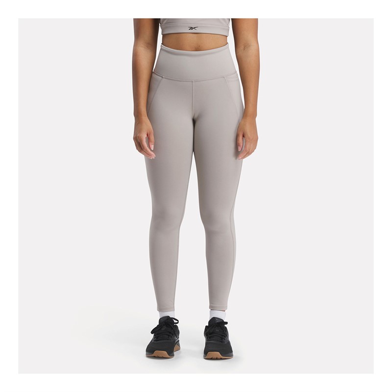 Buy Reebok Womens Lux High Rise Tight Leggings Ash