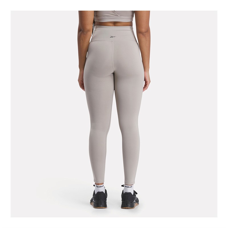 Reebok Womens Lux High Rise Tight Leggings Ash