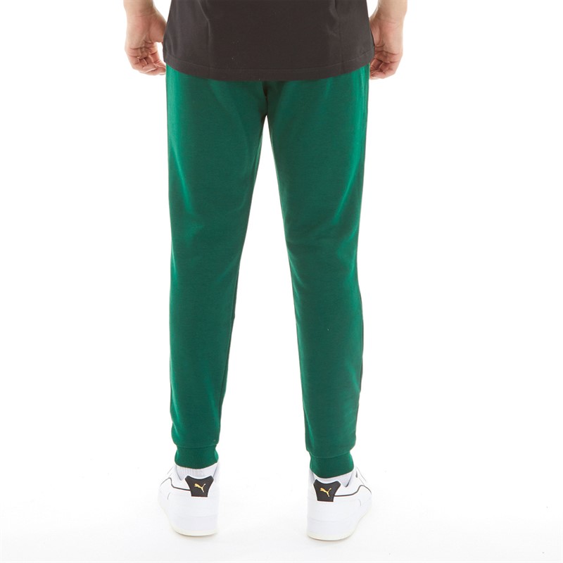 Reebok Mens Identity Small Logo Joggers Dark Green