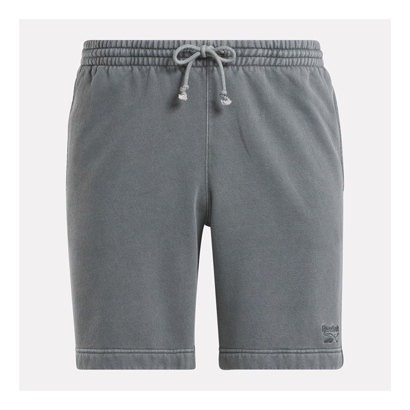 Reebok Mens Identity Washed Shorts Pure Grey