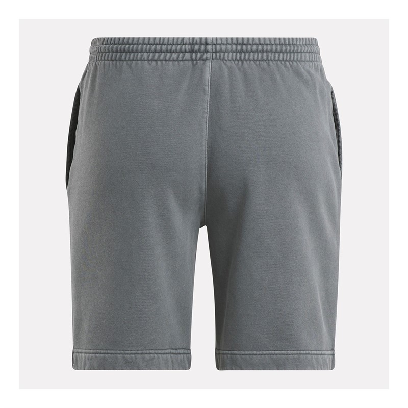 Reebok Mens Identity Washed Shorts Pure Grey