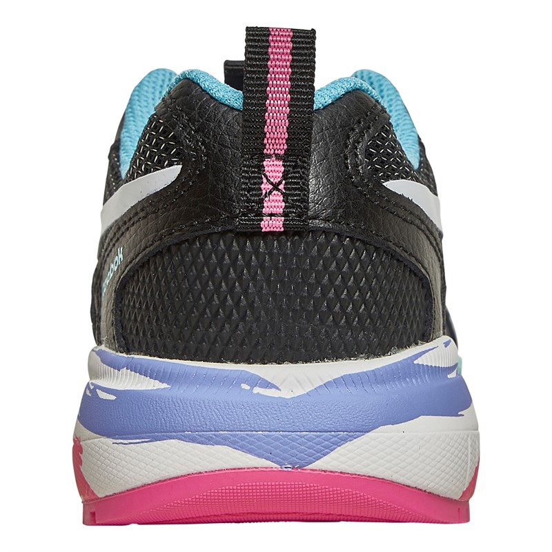 Reebok Junior Girls Reebok Durable XT Neutral Running Shoes Core Black/True Pink/Digital Blue