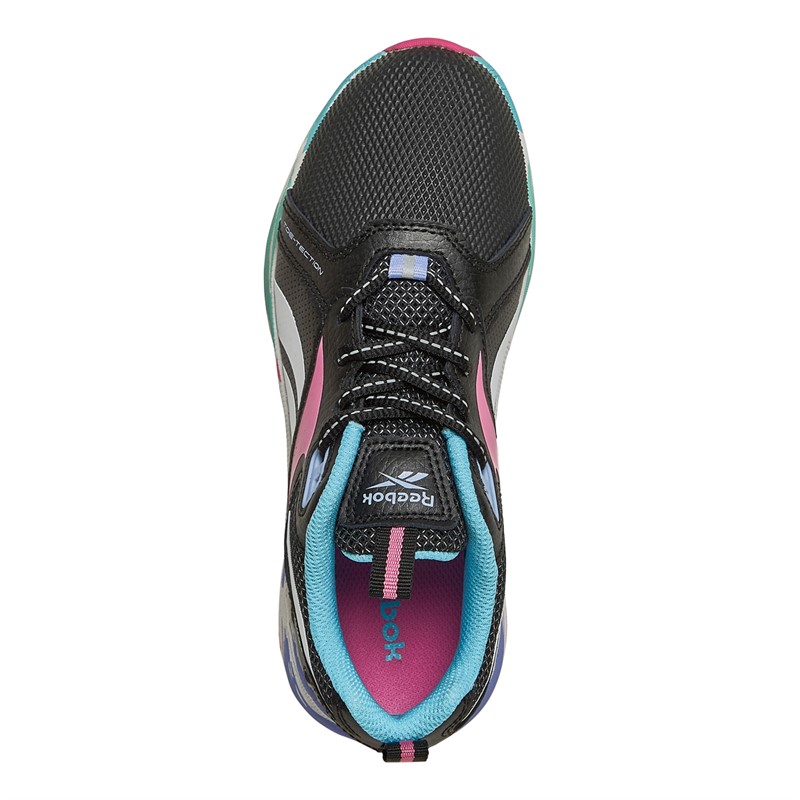 Reebok Junior Girls Reebok Durable XT Neutral Running Shoes Core Black/True Pink/Digital Blue