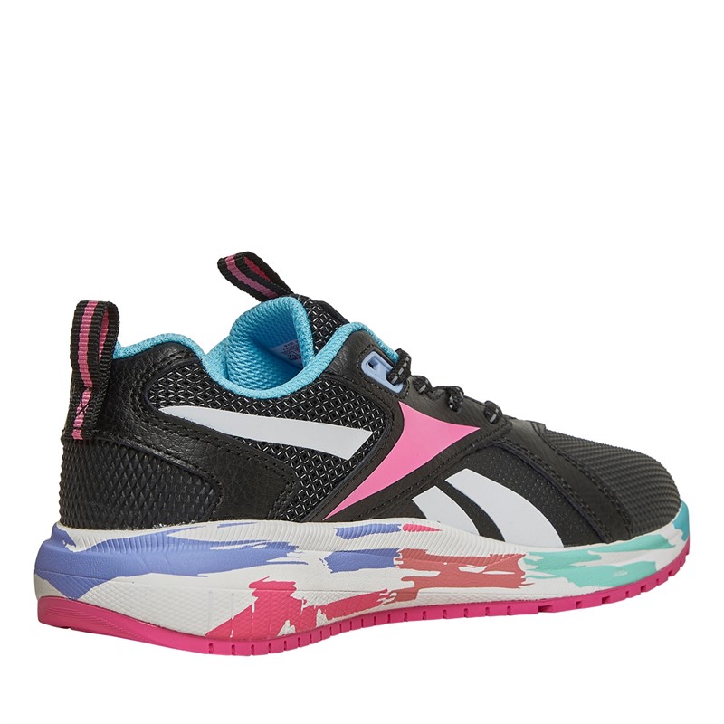 Reebok Junior Girls Reebok Durable XT Neutral Running Shoes Core Black/True Pink/Digital Blue