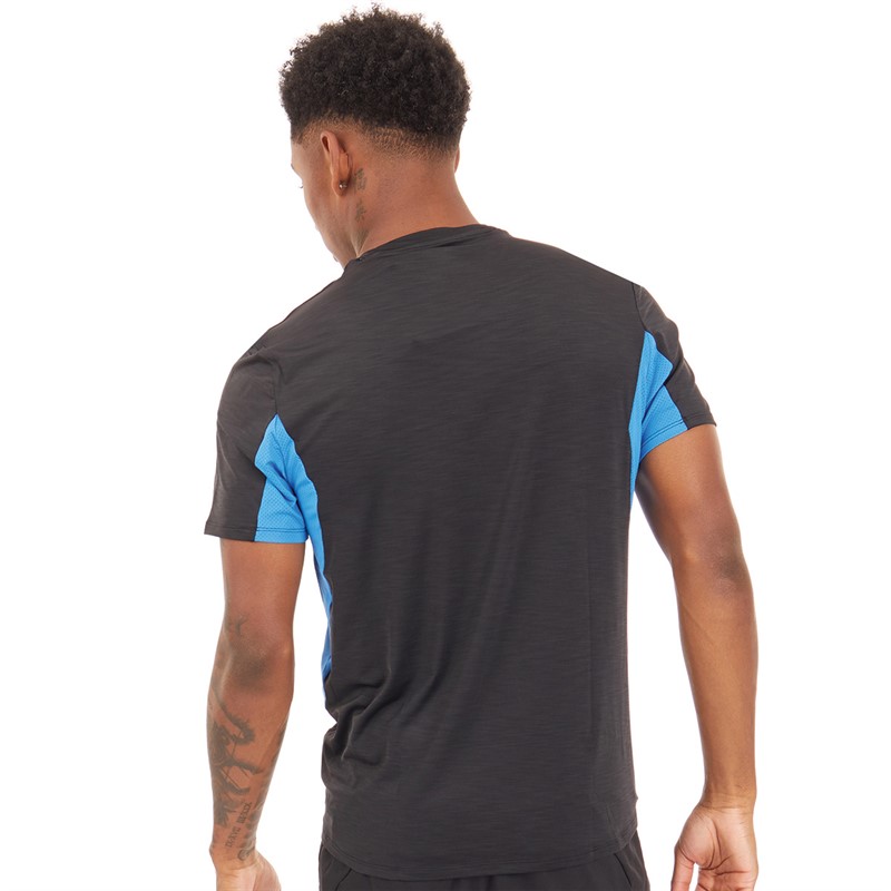 Reebok Mens Chill Athlete 2.0 T-Shirt Black/Kinblu