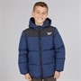 Reebok Junior Boys Padded Hooded Jacket Navy