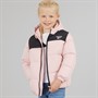 Reebok Girls Padded Hooded Jacket Pink