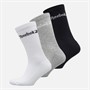 Reebok Three Pack Cushioned Crew Socks 03 White/Grey/Black