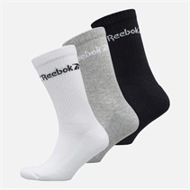 Reebok Three Pack Cushioned Crew Socks 03 White/Grey/Black