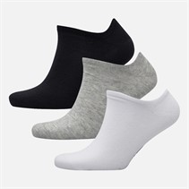 Reebok Unisex Three Pack No Show Socks 06 Black/Mix