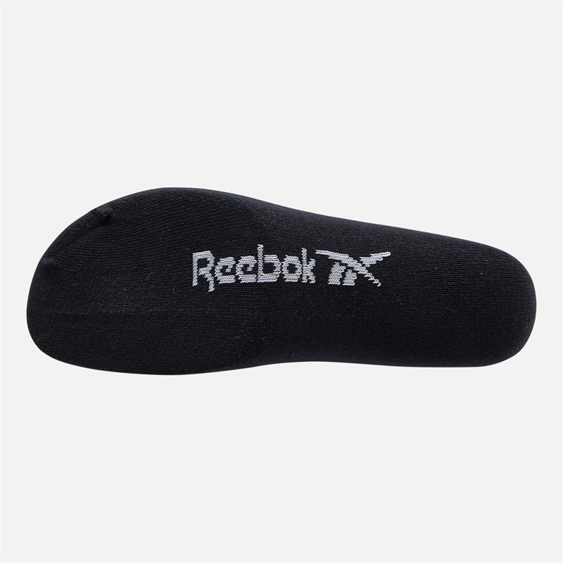 Reebok Three Pack No Show Socks 05 Black/White