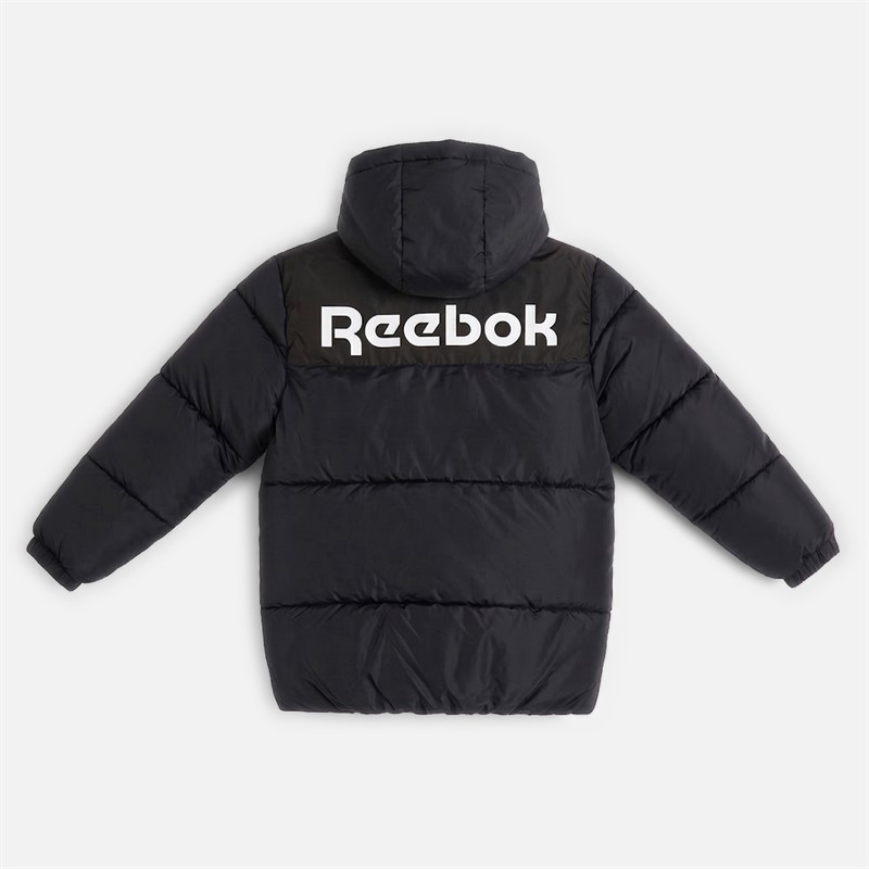 Reebok Boys Padded Hooded Jacket Black