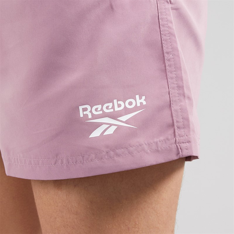 Reebok Mens Yale Swim Shorts Berry Chill