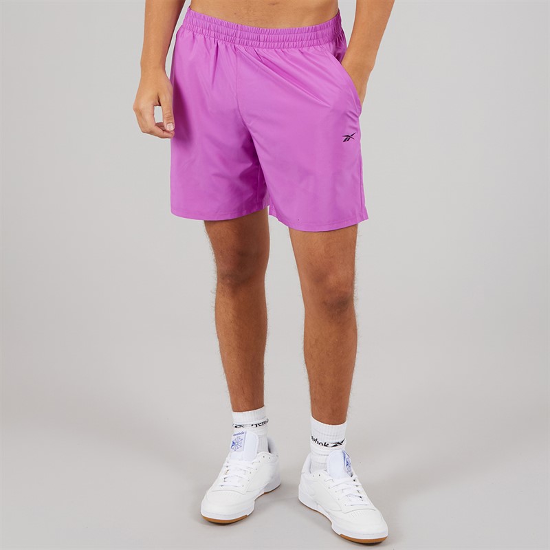 Reebok Mens Athlete Hype Color Shorts Purple Rave