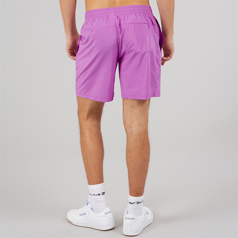 Reebok Mens Athlete Hype Color Shorts Purple Rave