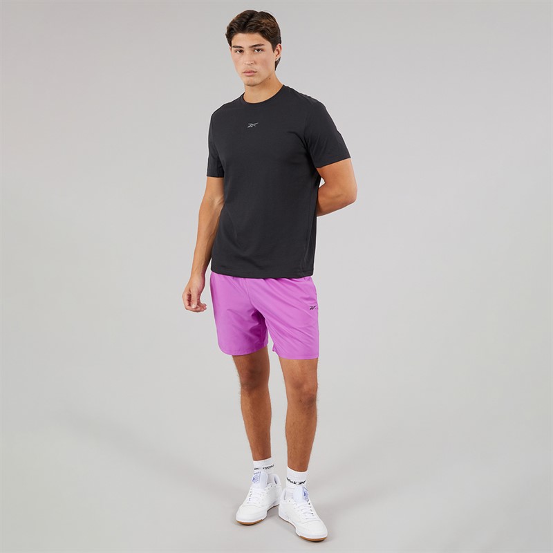 Reebok Mens Athlete Hype Color Shorts Purple Rave