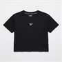 Reebok Junior Girls Cropped T-Shirt Black