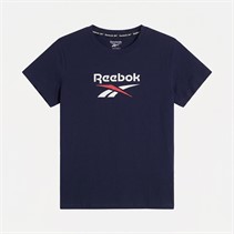 Reebok Junior Boys Hero Logo T-Shirt Navy