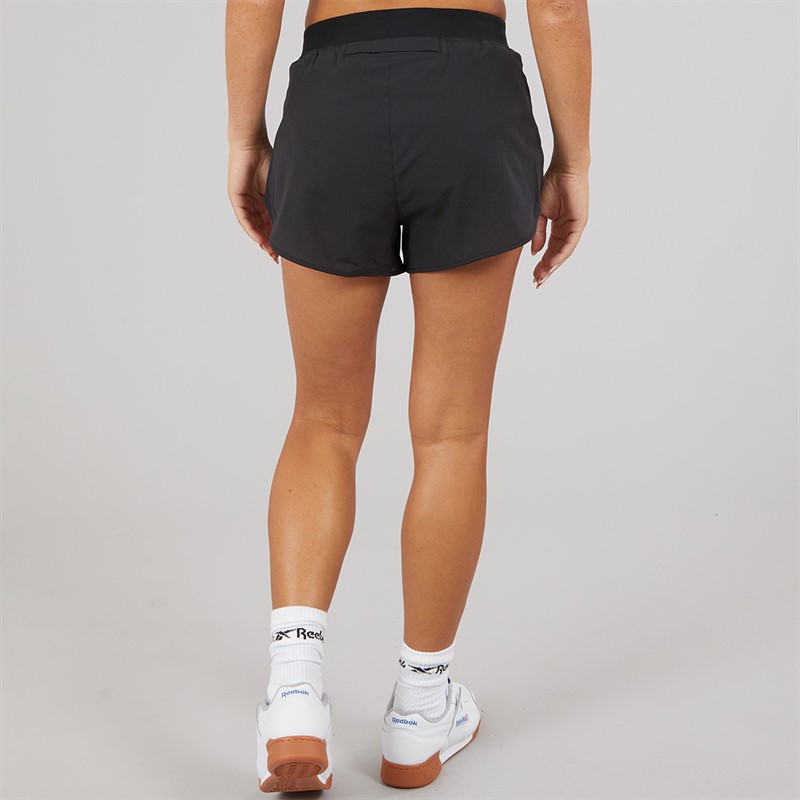 Reebok Womens Lux Speed Running Shorts Black