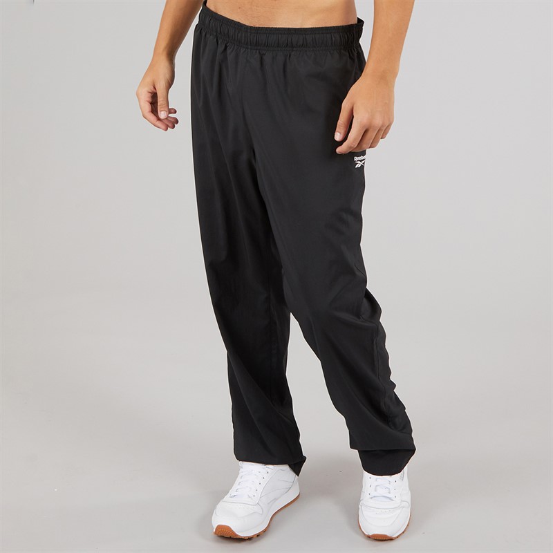 Reebok Mens ID Train Woven Open Hem Joggers Black