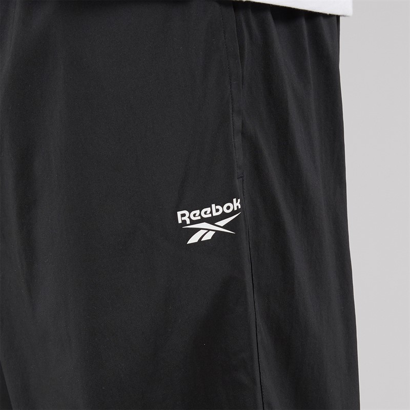 Reebok Mens ID Train Woven Open Hem Joggers Black