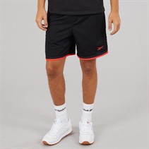 Reebok Mens Reebok Basketball 7 Inch Transition Shorts Black/Energy Red