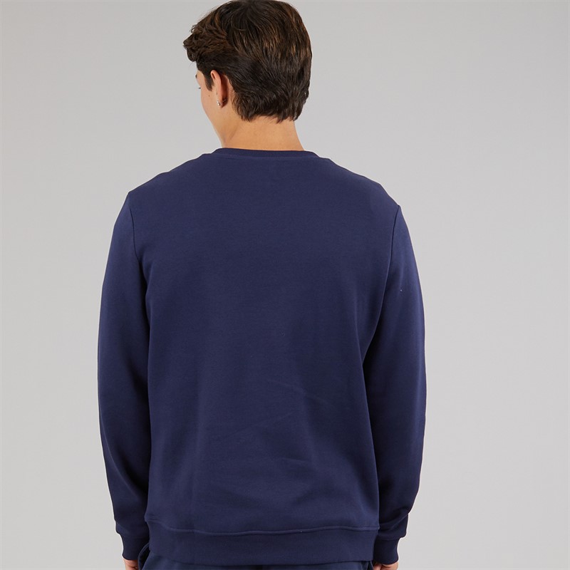 Reebok Mens Reebok Identity Small Logo Fleece Sweatshirt Vector Navy