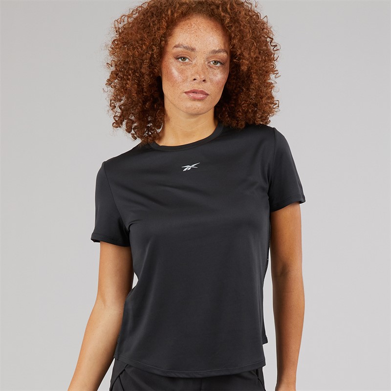 Reebok Womens Running Speedwick T-Shirt Night Black